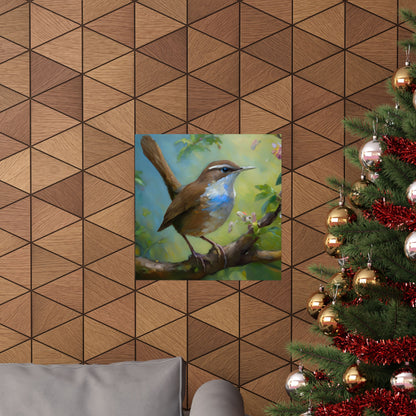 Carolina Wren Painting Print | Wall Art | Wall Print | Bird Art