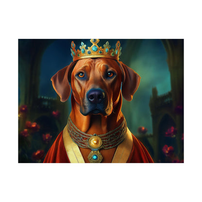 Rhodesian Ridgeback Dog Renaissance Pet Portrait, Rhodesian Ridgeback Art Print,  Animal Lover Art, Wall art, wall print