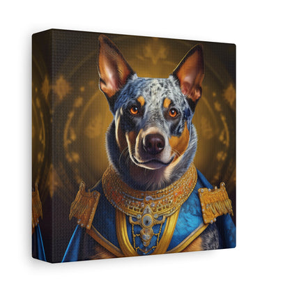 Australian Cattle Dog Renaissance Pet Portrait on Canvas | wall art |  wall print