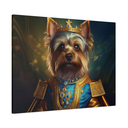 Yorkshire Terrier Renaissance Pet Portrait on Canvas | Wall Art | Wall Print | Dog Art