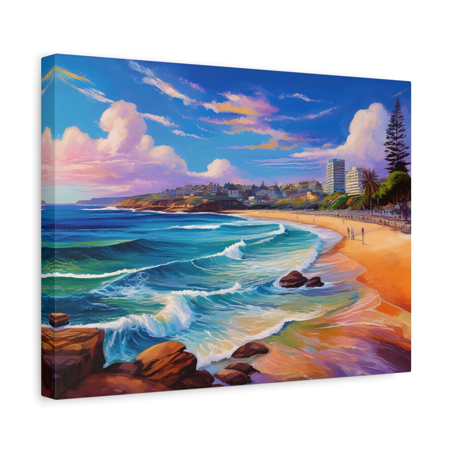 Coogee Beach Australia Coastal Canvas Art | Style 1 | Wall Art | Wall Print