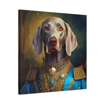 Weimaraner Renaissance Pet Portrait on Canvas -  wall art, wall print, dog portrait, dog art