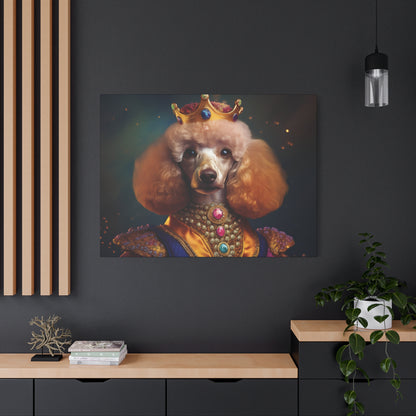 Poodle Pet Dog Renaissance Portrait on Canvas | Wall art | wall print