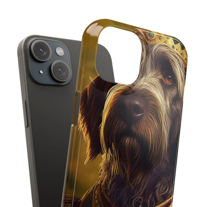Wirehaired Pointing Griffon Renassaince Dog Portrait Slim Phone Case