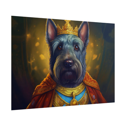 Scottish Terrier Renaissance Pet Portrait Print, Dog Lover Wall Art, Animal Artwork, wall prints, wall art, Dog Memorial Gift