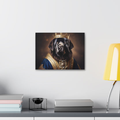 Newfoundland Renaissance Pet Portrait on Canvas | wall art | wall print