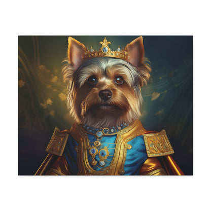 Yorkshire Terrier Renaissance Pet Portrait on Canvas | Wall Art | Wall Print | Dog Art