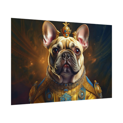 French Bulldog Renaissance Portrait Art Print, Wall Decor Gift, Animal Lover Home Decor, Dog Wall Art