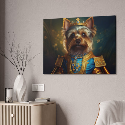 Yorkshire Terrier Renaissance Pet Portrait on Canvas | Wall Art | Wall Print | Dog Art