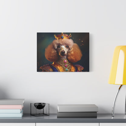 Poodle Pet Dog Renaissance Portrait on Canvas | Wall art | wall print