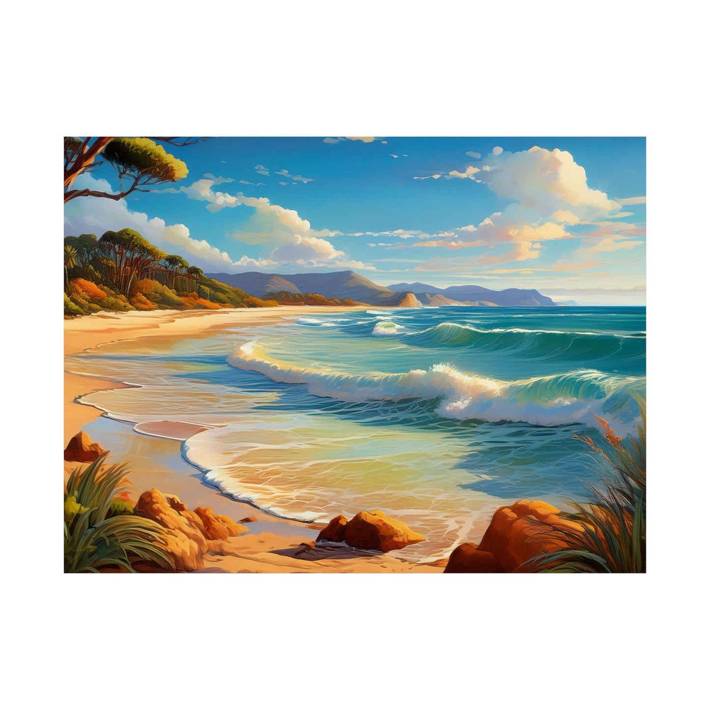 Cable Beach Australia Coastal Print | Style 1 | Wall Art | Wall Print