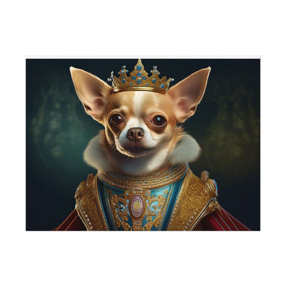 Chihuahua Dog Renaissance Pet Portrait Print | Wall print | Wall art