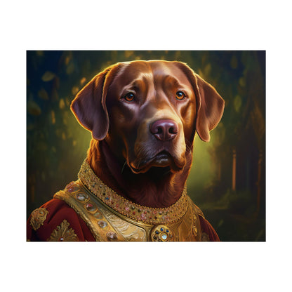 Chesapeake Bay Retriever Dog Renaissance Pet Portrait Print, Animal Lover print, Dog Wall Art, wall print, wall art