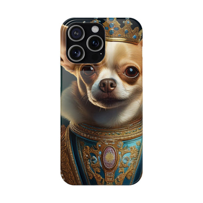 Chihuahua Renassaince Dog Portrait Slim Phone Case