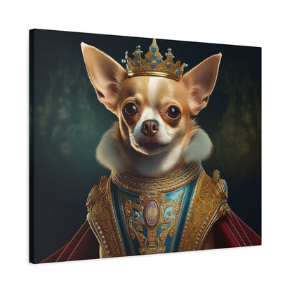 Chihuahua Renaissance Pet Portrait on Canvas | Wall art | Wall print | Dog art