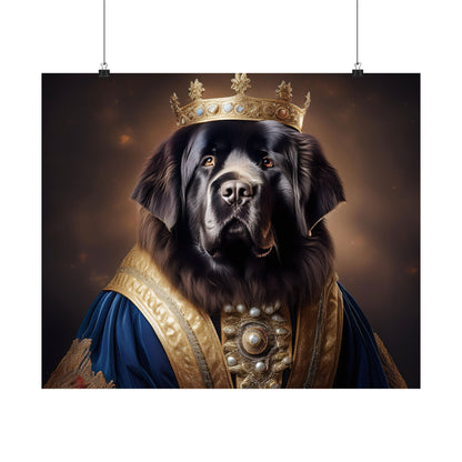 Newfoundland Renaissance Pet Portrait Print,  Art Print, Wall Decor Gift, Animal Lover Home Decor, Dog Wall Art, wall art, wall print