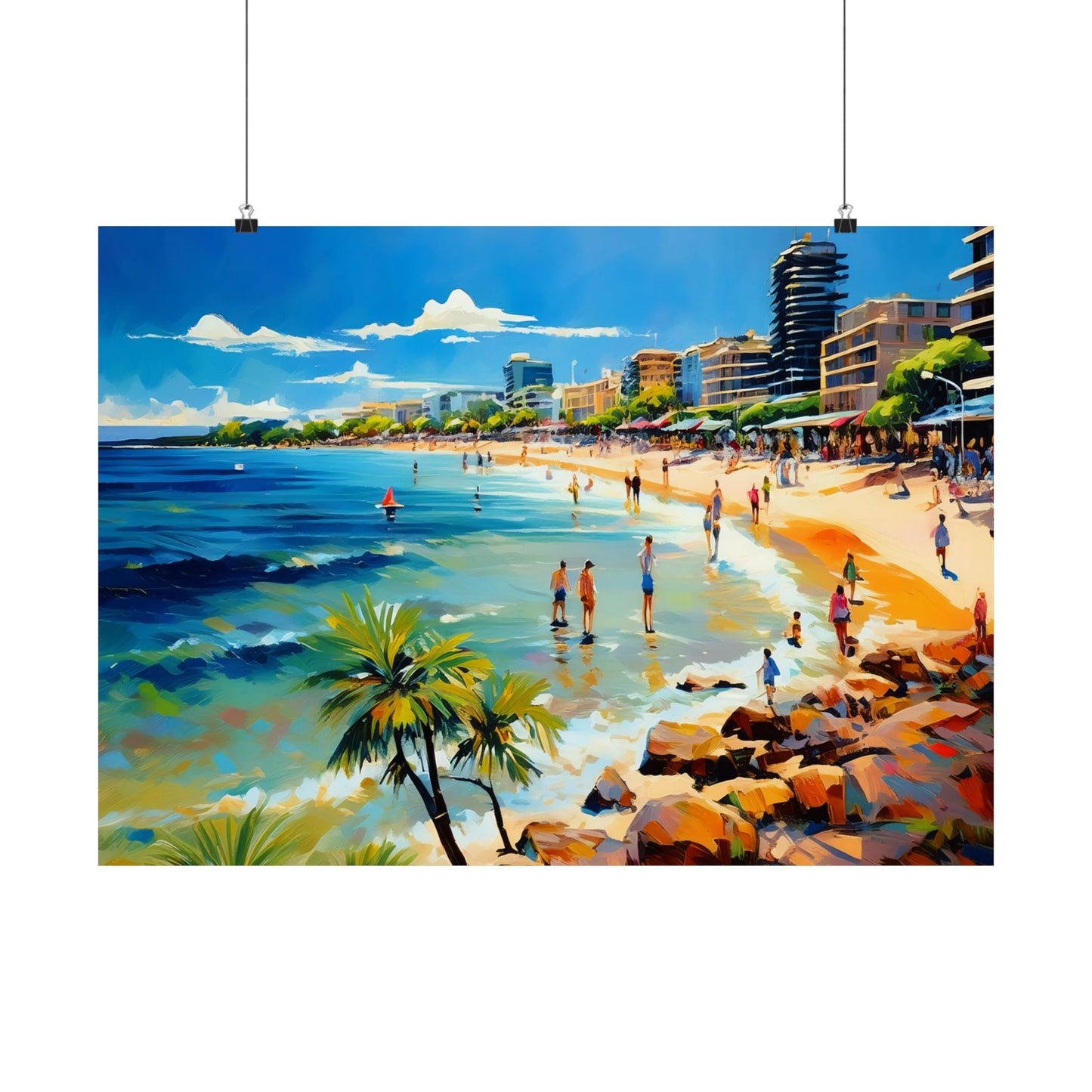 Manly Beach Australia Coastal Print | Style 1 | Wall Art | Wall Print