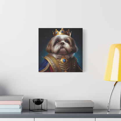 Shih Tzu Renaissance Pet Portrait on Canvas | wall art, wall print, dog portrait, dog art