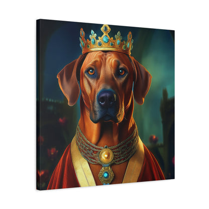 Rhodesian Ridgeback Renaissance Pet Portrait  on Canvas, wall art, wall print, dog portrait, dog art
