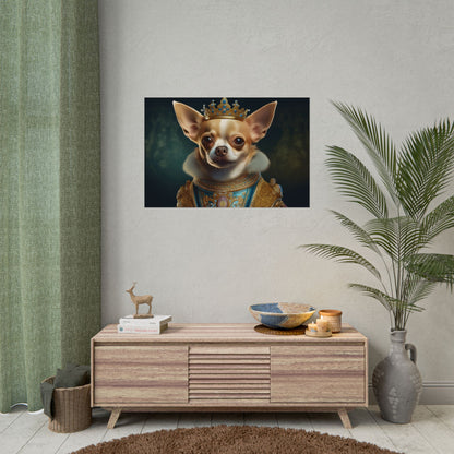 Chihuahua Dog Renaissance Pet Portrait Print | Wall print | Wall art