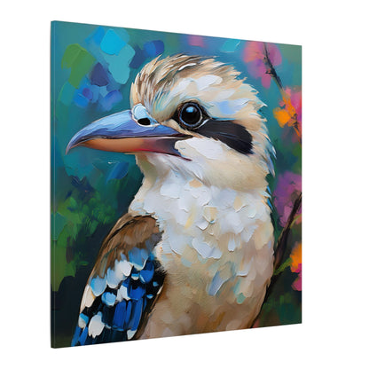 Vibrant Kookaburra Australia Bird Canvas Print,  Nature Lover Gift, Wall Print, Australia Art, Bird Art