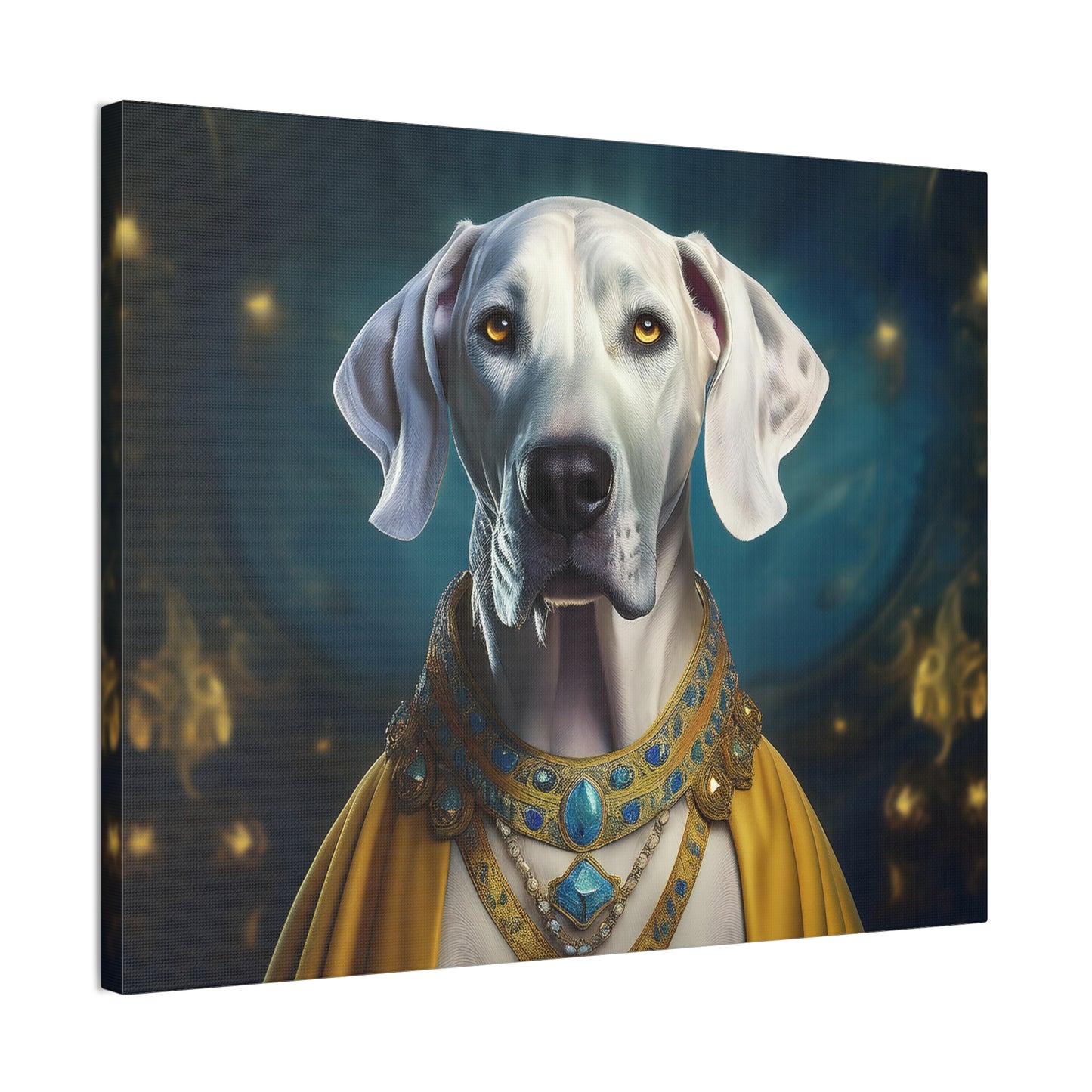 Great Dane Renaissance Pet Portrait  - Canvas, wall art, wall print, dog portrait, dog art