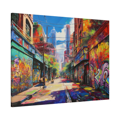 Melbourne Street Graffiti Australia on Canvas | Style 2 | Wall Art | Wall Print