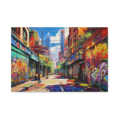 Melbourne Street Graffiti Australia on Canvas | Style 2 | Wall Art | Wall Print