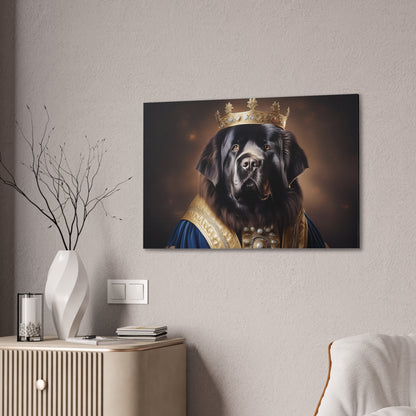 Newfoundland Renaissance Pet Portrait on Canvas | wall art | wall print