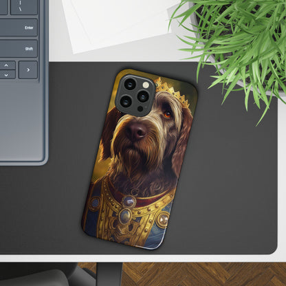 Wirehaired Pointing Griffon Renassaince Dog Portrait Slim Phone Case