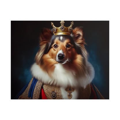 Shetland Sheepdog Renaissance Dog Portrait Art Print, Wall Decor Gift, Animal Lover Home Decor, Dog Wall Art