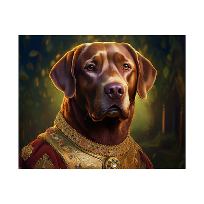 Chesapeake Bay Retriever Dog Renaissance Pet Portrait Print, Animal Lover print, Dog Wall Art, wall print, wall art