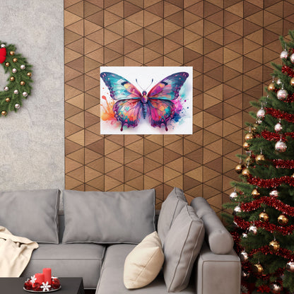 Colorful Butterfly Alcohol Ink Wall Art | Butterfly wall art | Wall Art | Wall Print