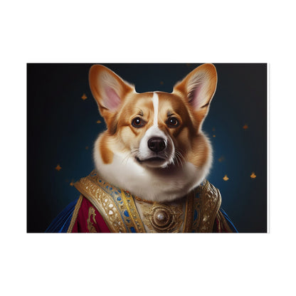 Pembroke Welsh Corgi Renaissance Pet Portrait Print | Wall Art | Wall Print | Dog Art