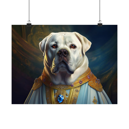 Mastiff Renaissance Pet Portrait Print, Unique Wall Art, Wall Print, Dog Art, Pet Art