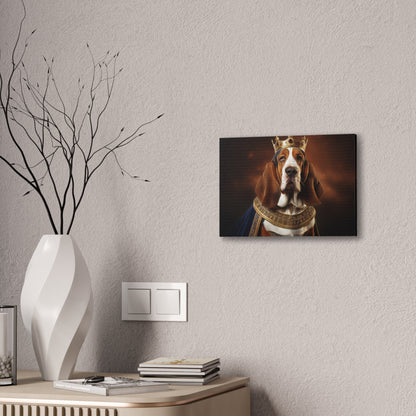 Basset Hound Renaissance Pet Portrait on Canvas | Wall art | wall print | Dog Art