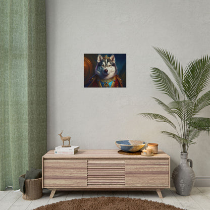 Siberian Husky Renaissance Pet Portrait Print, Siberian Husky Art Print, Wall Decor, Art Gift, dog wall art, wall art, wall print