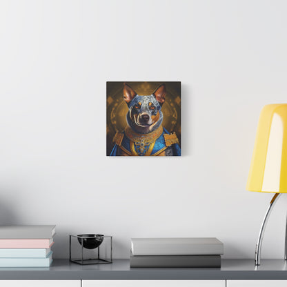 Australian Cattle Dog Renaissance Pet Portrait on Canvas | wall art |  wall print