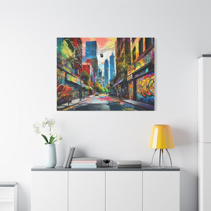 Melbourne Street Graffiti Australia Canvas Art | Style 1 | Wall Art | Wall Print