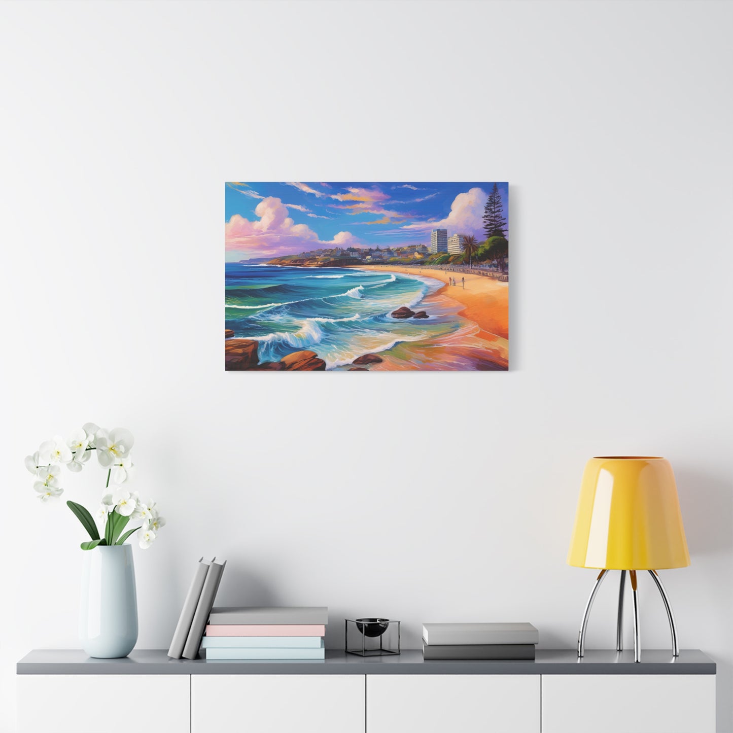 Coogee Beach Australia Coastal Canvas Art | Style 1 | Wall Art | Wall Print