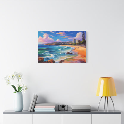 Coogee Beach Australia Coastal Canvas Art | Style 1 | Wall Art | Wall Print
