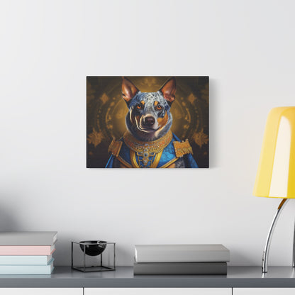 Australian Cattle Dog Renaissance Pet Portrait on Canvas | wall art |  wall print