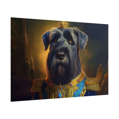 Giant Schnauzer Pet Renaissance Portrait Print, Dog Lover Wall Print | Wall Art | Wall Print