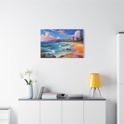 Coogee Beach Australia Coastal Canvas Art | Style 1 | Wall Art | Wall Print