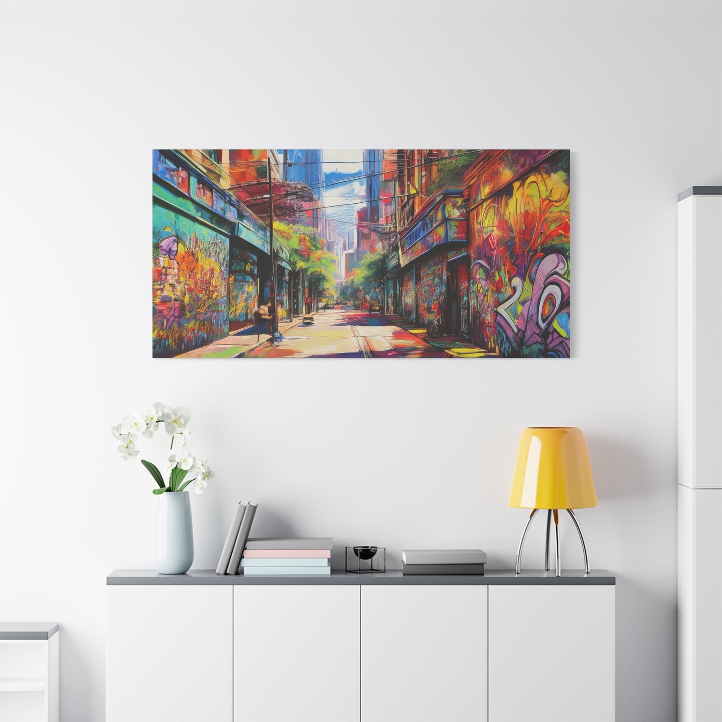 Melbourne Street Graffiti Australia on Canvas | Style 2 | Wall Art | Wall Print