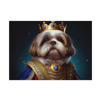 Shih Tzu Renaissance Pet Portrait Print | Dog Lover Wall Art | Dog Memorial Gift | Wall Art | Wall Print