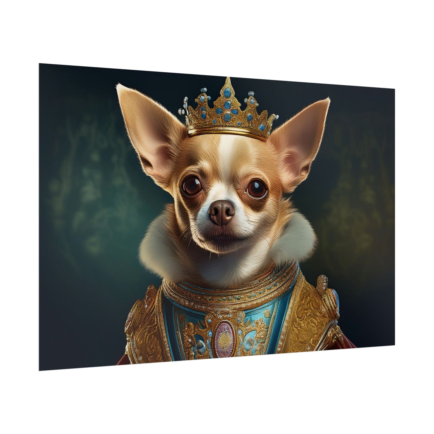 Chihuahua Dog Renaissance Pet Portrait Print | Wall print | Wall art