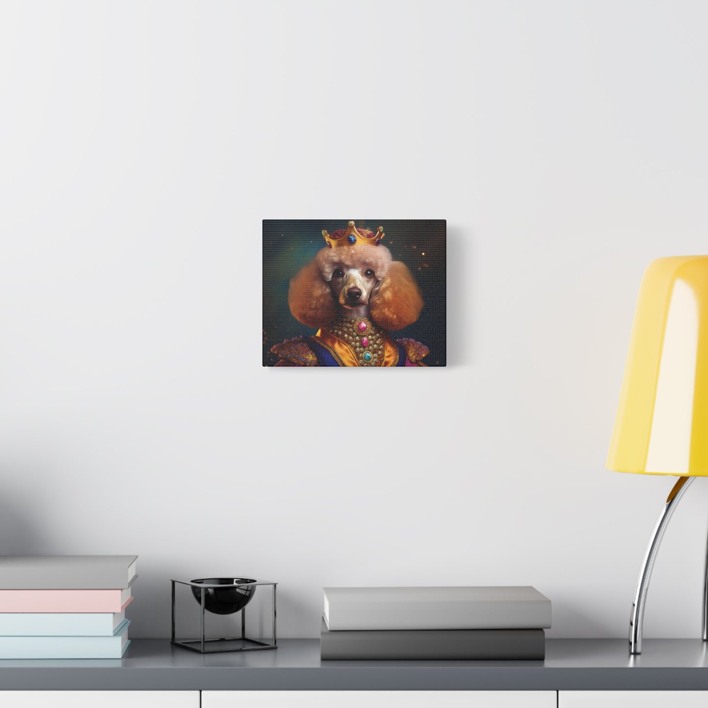 Poodle Pet Dog Renaissance Portrait on Canvas | Wall art | wall print