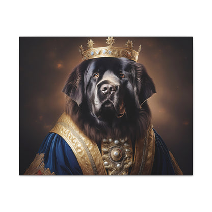Newfoundland Renaissance Pet Portrait on Canvas | wall art | wall print
