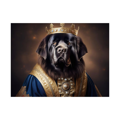 Newfoundland Renaissance Pet Portrait Print,  Art Print, Wall Decor Gift, Animal Lover Home Decor, Dog Wall Art, wall art, wall print